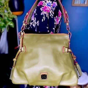 NWOT Dooney & Bourke Green Florentine Leather Bag